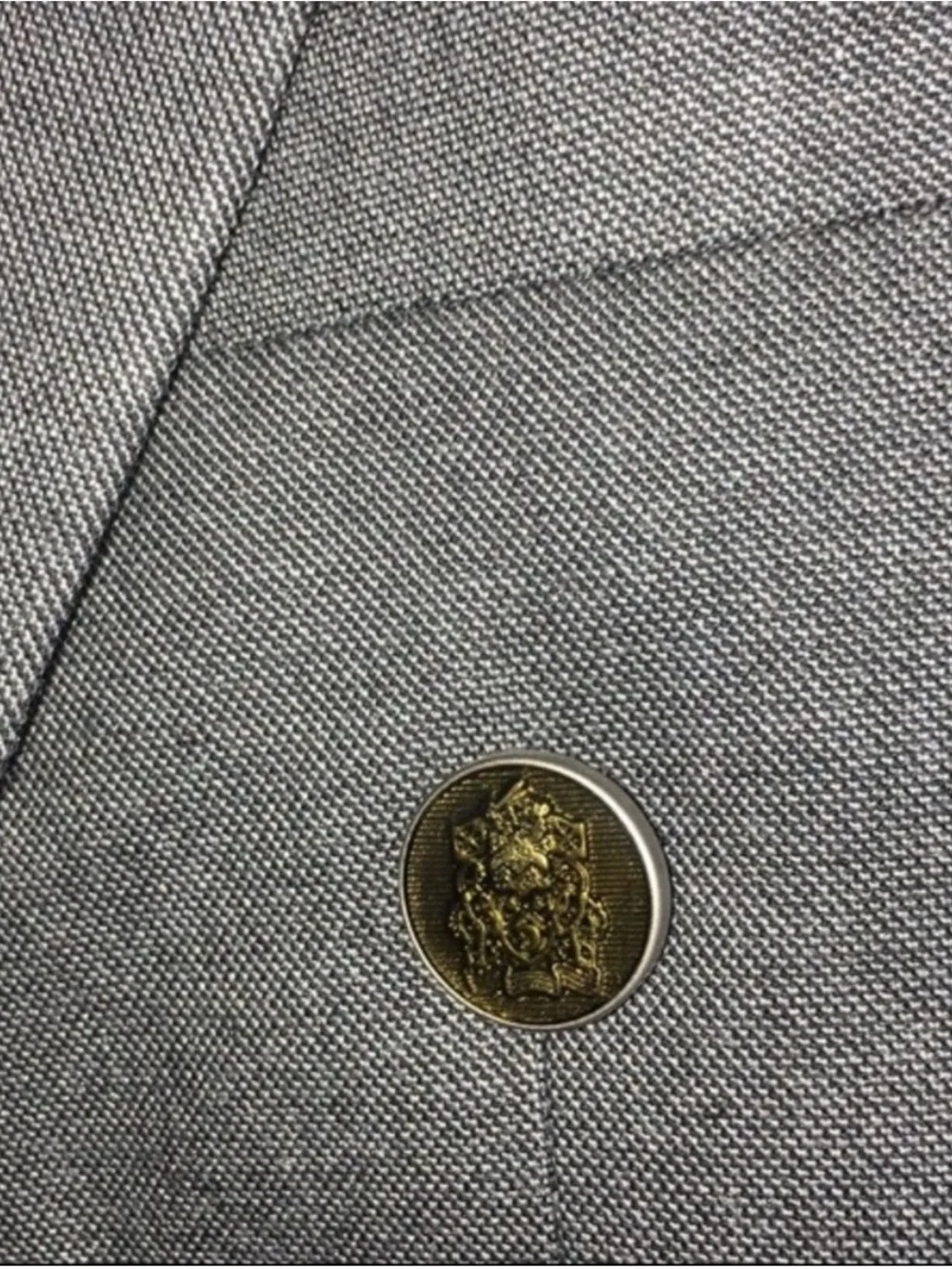 The Lounge Men’s Charcoal Gray Double Breasted Blazer Size XL 42R Sport Coat